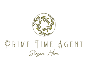 Natural Olives Circle logo design