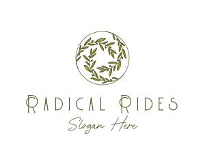 Natural Olives Circle logo design