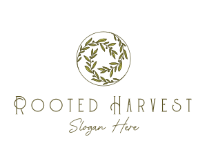 Natural Olives Circle logo design