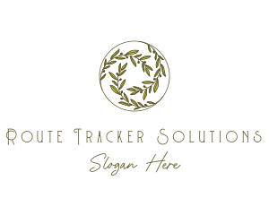 Natural Olives Circle logo design