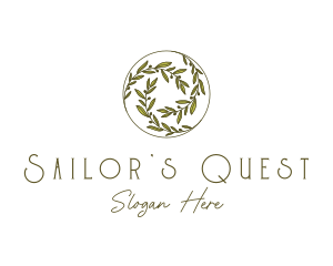 Natural Olives Circle logo design