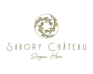 Natural Olives Circle logo design