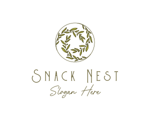 Natural Olives Circle logo design