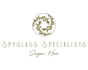 Natural Olives Circle logo design