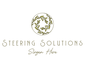 Natural Olives Circle logo design