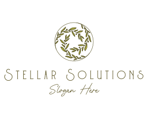 Natural Olives Circle logo design