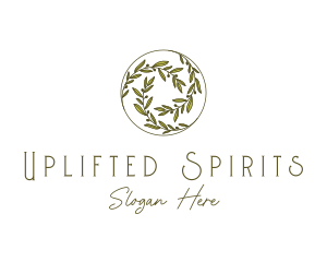 Natural Olives Circle logo design