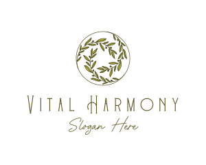 Natural Olives Circle logo design