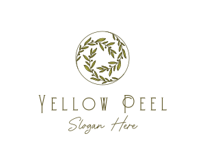 Natural Olives Circle logo design