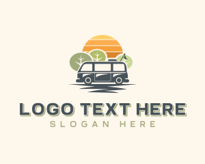 Minivan Road Trip Travel logo