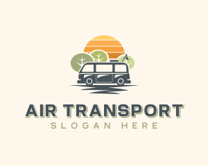 Minivan Road Trip Travel logo design