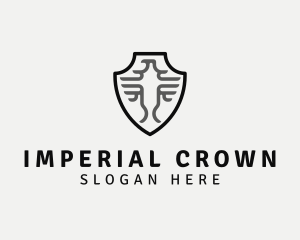 Imperial Eagle Crest Shield logo design