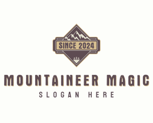 Forest Mountain Trekking logo design