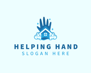 Hand House Sanitation logo design