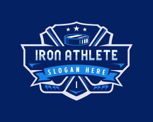 Hockey Varsity Athlete logo design