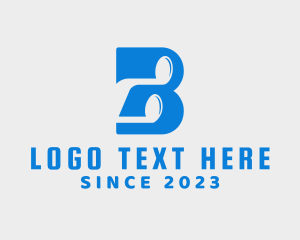 Album - Letter B Note logo design