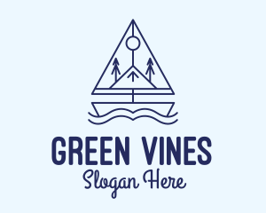 Vikings Sailing Boat logo design