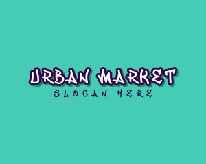 Urban Funky Graffiti Logo