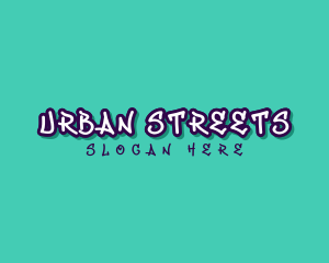 Urban Funky Graffiti logo design