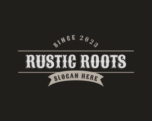 Rustic Masculine Business logo design