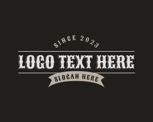 Rustic Masculine Business logo