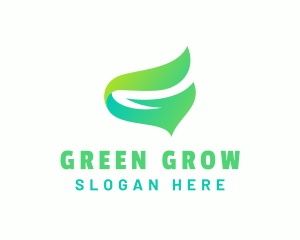 Green Sustainability Letter G logo design