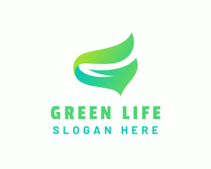 Green Sustainability Letter G logo design