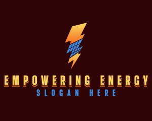 Lightning Energy Panel logo design