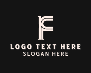 Professional Industry Letter F logo