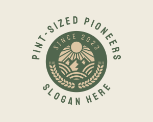 Organic Beer Distillery  logo design