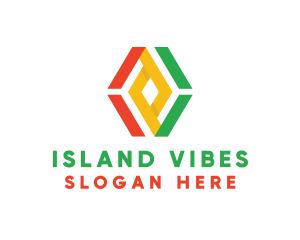 Geometric Reggae Business logo