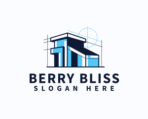 House Blueprint Architect logo design