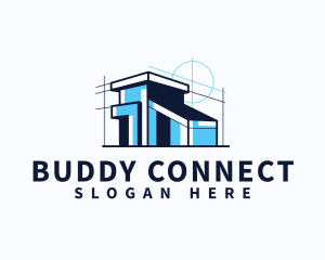 House Blueprint Architect logo design