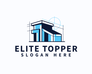 House Blueprint Architect logo design