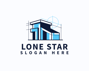 House Blueprint Architect logo design