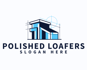 House Blueprint Architect logo design