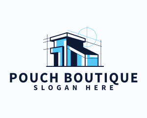 House Blueprint Architect logo design