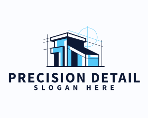 House Blueprint Architect logo design