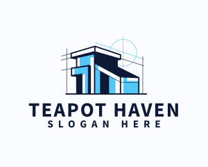 House Blueprint Architect logo design