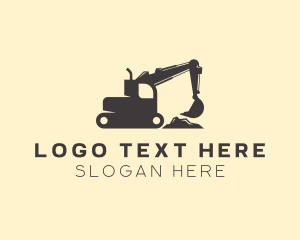 Construction Excavator Heavy Equipment  logo