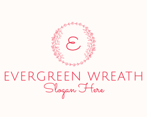 Floral Wreath Florist Boutique logo design