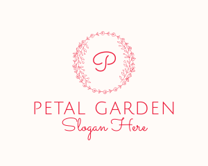 Floral Wreath Florist Boutique logo design