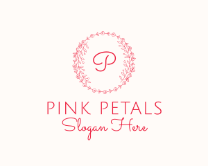 Floral Wreath Florist Boutique logo design