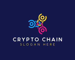 Community Chain People logo design