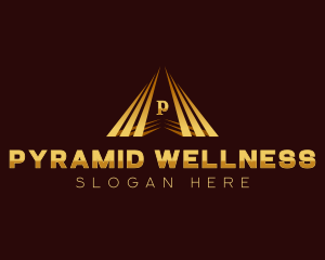 Corporate Industrial Pyramid logo design