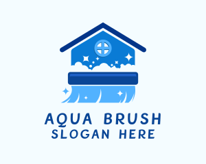 Broom Home Cleaning  logo design