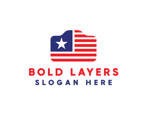 Star Stripes Photography logo design