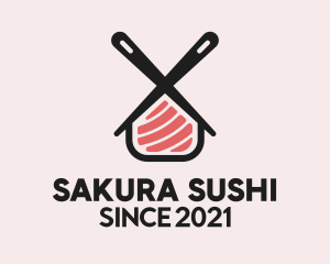 Sushi Bar House  logo design