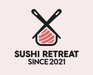 Sushi Bar House  logo design