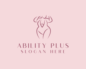 Bikini Lingerie Plus Size logo design